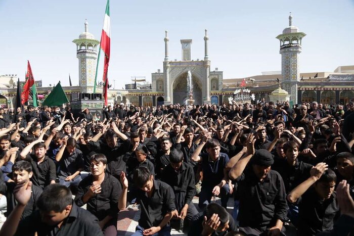 قم در تاسوعای حسینی یکپارچه در عزای علمدار کربلا