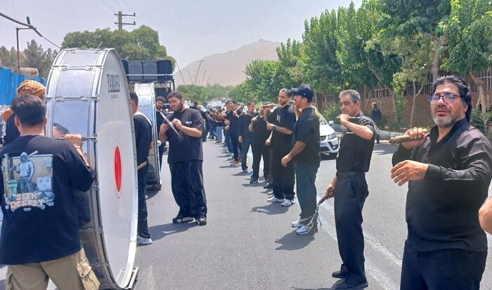 نوای عاشورا در کربلای ایران ، حرم عبدالعظیم حسنی(ع) میزبان عزاداران + فیلم