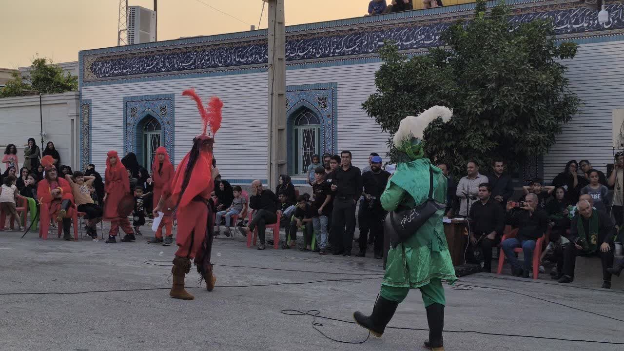 عزاداری کربلا در قالب هنر تعزیه خوانان شهر عزاداری کربلا در قالب هنر تعزیه خوانان شهر