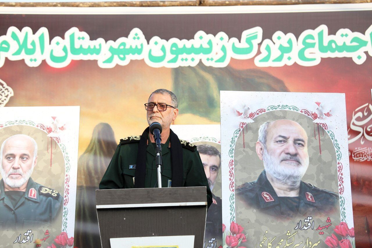 فرمانده سپاه ایلام: پیروزی ملت ایران نتیجه ایستادگی، وحدت و رهبری شجاعانه است