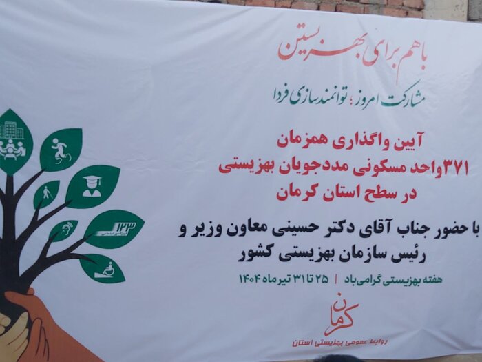 ۲۰۷ هزار مسکن برای مددجویان بهزیستی در کشور ساخته شد