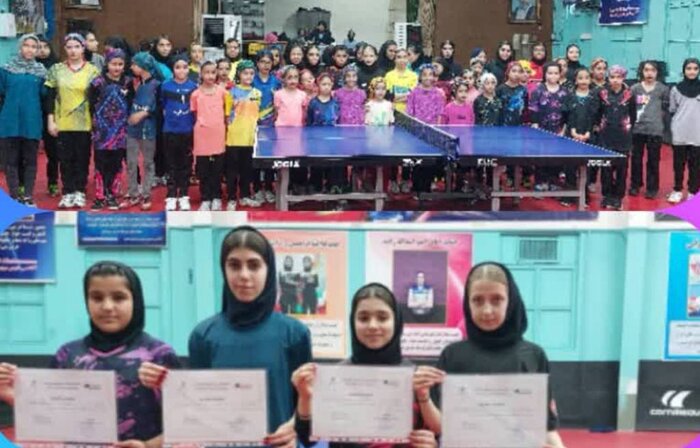 سلطه کامل نوجوانان فارس بر سکوهای پینگ‌پنگ جنوب کشور