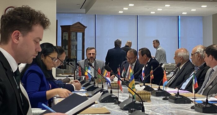 نشست غریبآبادی با گروه دوستان منشور ملل متحد؛اجماع گسترده علیه تجاوز آمریکاو رژیم اسرائیل