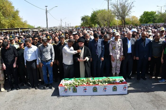 پیکر شهید امنیت «سجاد ادیب» در اندیمشک به خاک سپرده شد