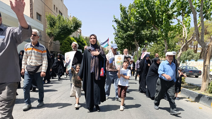 همصدایی اصفهانی‌ها با مظلومان غزه در راهپیمایی «جمعه خشم و نصر»