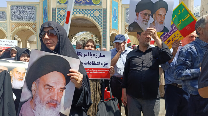 همصدایی اصفهانی‌ها با مظلومان غزه در راهپیمایی «جمعه خشم و نصر»