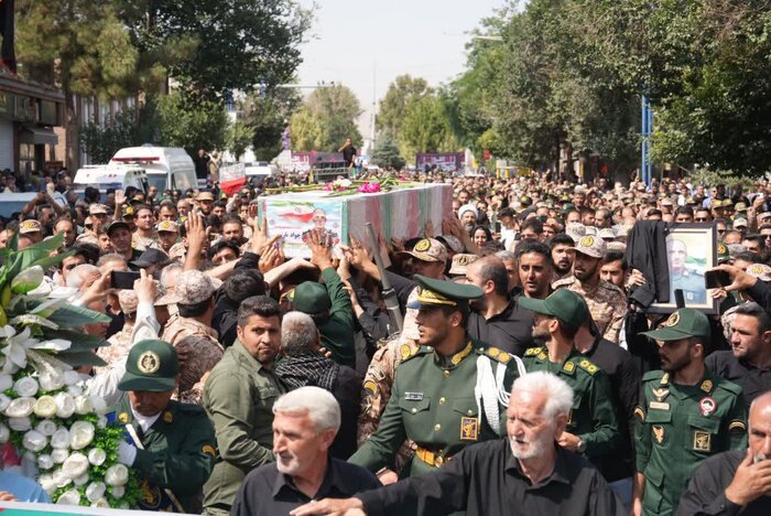 پیکر شهید نارنجی در ارومیه تشیع شد