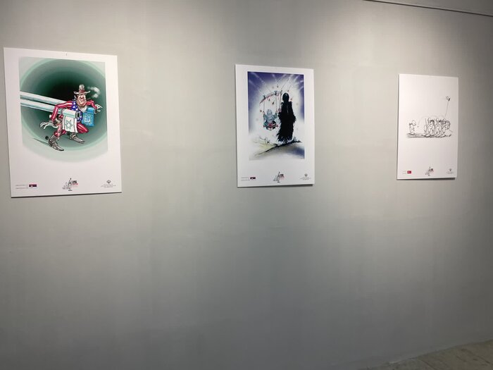 نمایشگاه بین المللی کاریکاتور در تبریز گشایش یافت