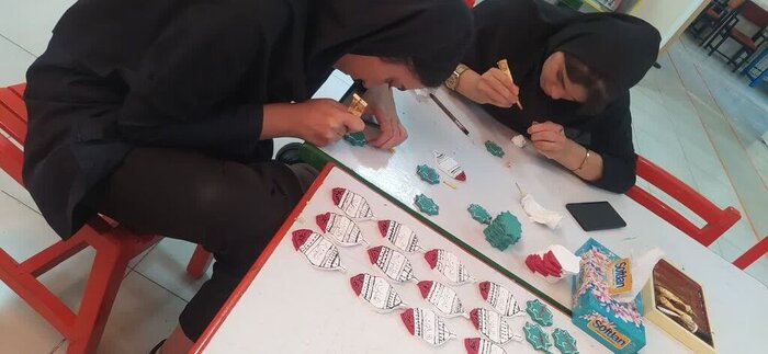 موکب کودکان و نوجوانان در تمرچین روایت گری می‌کند