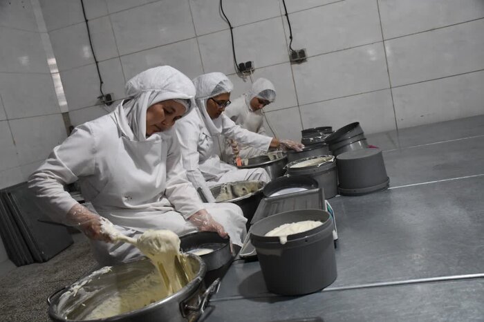 وزیر تعاون در خانه مادربزرگ گنبدی