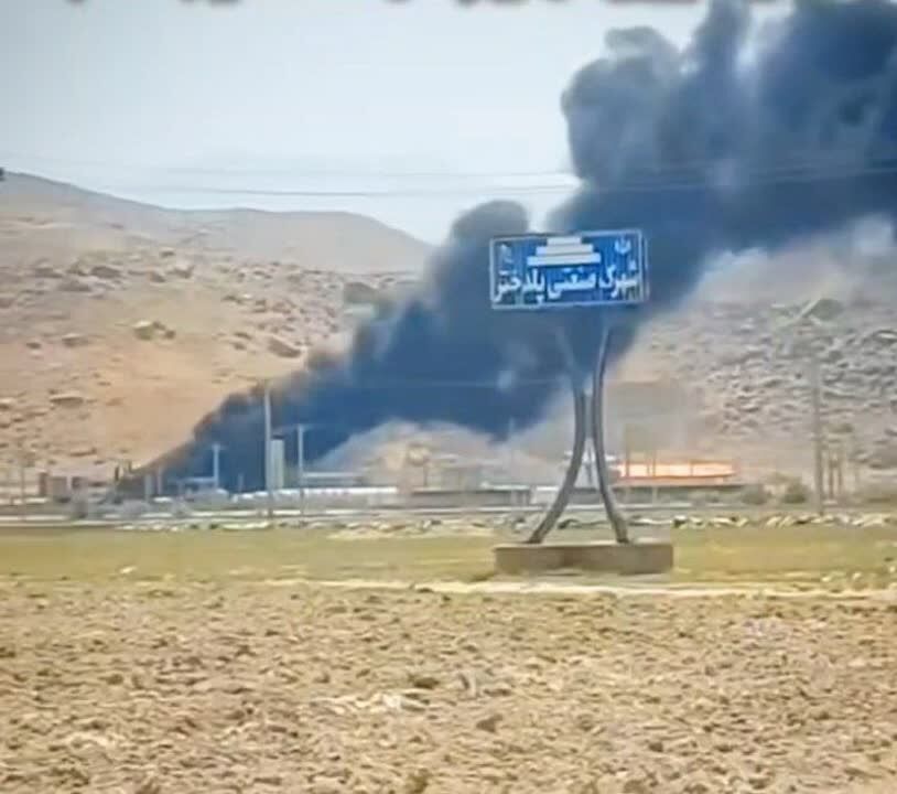مهار آتش در کارخانه اکسین پلدختر/ فعالیت دوباره تا ۱۰ روز آینده