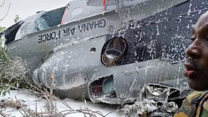 درگذشت وزرای دفاع و محیط زیست غنا در سانحه سقوط بالگرد