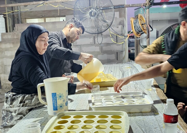 خدمت رسانی به زائران در مرز شلمچه