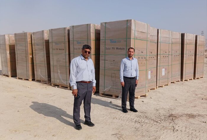 عملیات احداث دومین نیروگاه خورشیدی تجمیعی در هرمزگان آغاز شد