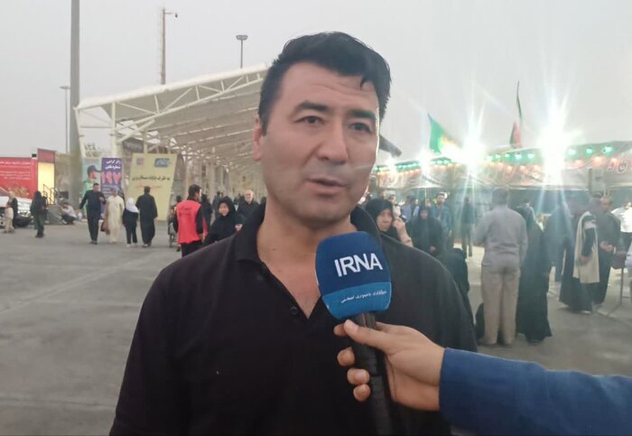 تجلی عشق بیحد زائران خارجی در راهپیمایی اربعین حسینی(ع)