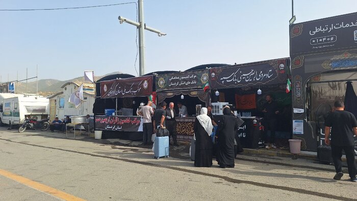 بازگشت زائران اربعین از مرز باشماق با رضایت از خدمات و مسیر