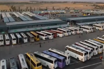 ۱۵۰۰ دستگاه اتوبوس در مرز مهران به کار گرفته می‌شود