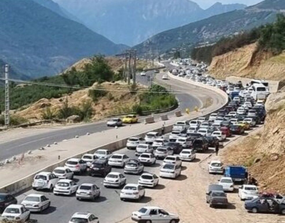 ترافیک سنگین در مسیرهای مواصلاتی شمال کشور