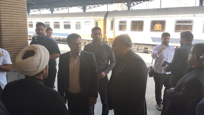 عملیات اجرایی توسعه و بهسازی ایستگاه راه آهن اندیمشک آغاز شد