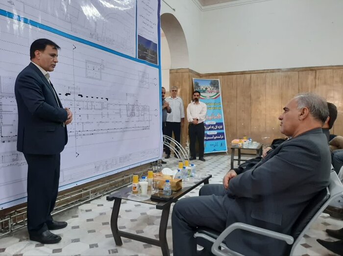 عملیات اجرایی توسعه و بهسازی ایستگاه راه آهن اندیمشک آغاز شد