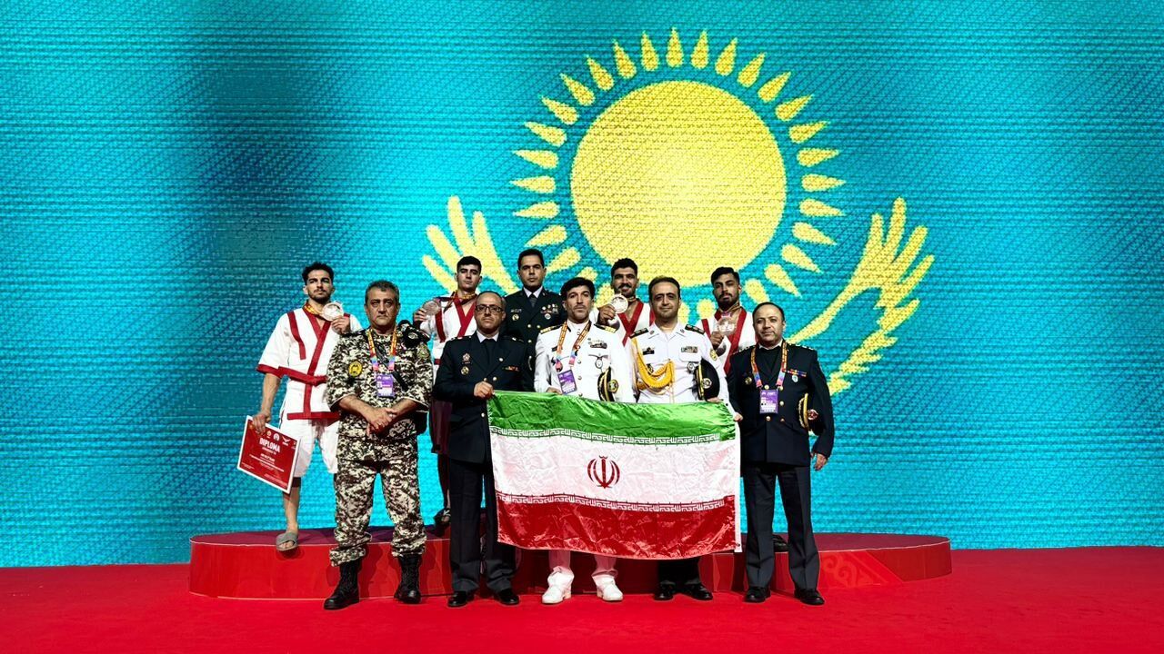 إيران تحصد المركز الثالث في بطولة العالم العسكرية للمصارعة إيران تحصد المركز الثالث في بطولة العالم العسكرية للمصارعة