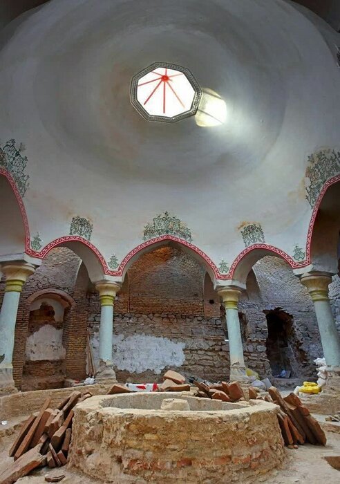 مرمت حمام تاریخی «حاجی رییس» تربتحیدریه آغاز شد