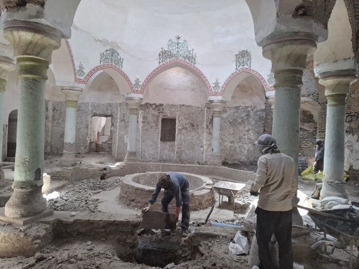 مرمت حمام تاریخی «حاجی رییس» تربتحیدریه آغاز شد مرمت حمام تاریخی «حاجی رییس» تربتحیدریه آغاز شد