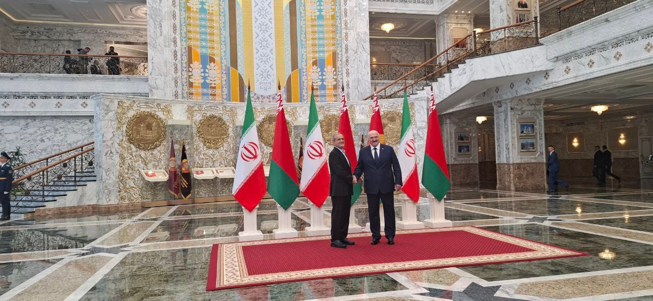 Belarusian President officially welcomes Pezeshkian