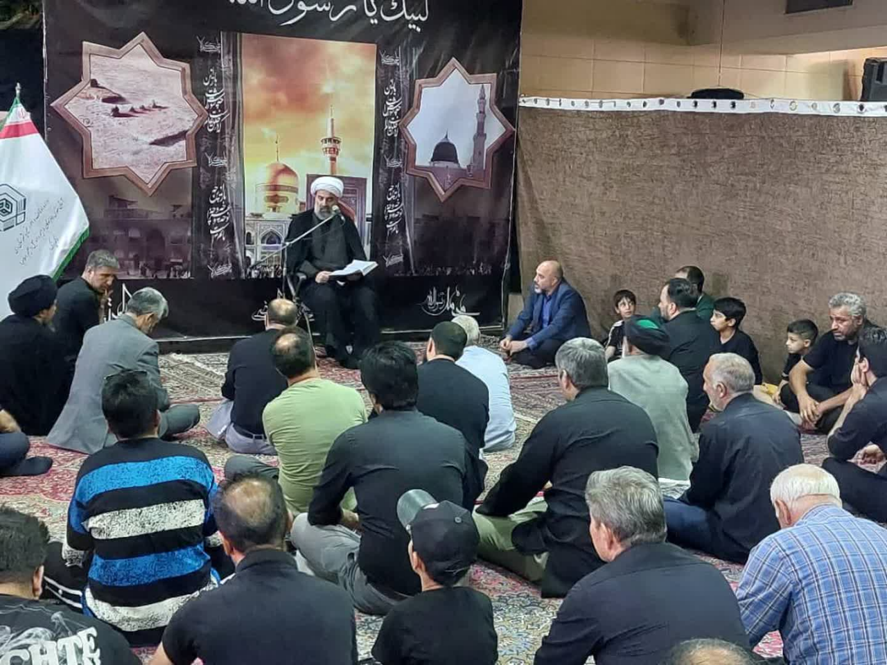 آستان مقدس امامزادگان ابراهیم و اسماعیل(ع) کهریزک میزبان عزاداران روز ۲۸ صفر