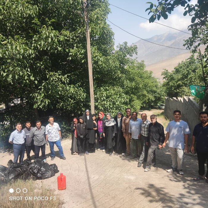پاکسازی خیابان و کوچه‌های لوط آمل همزمان با رحلت پیامبر(ص)