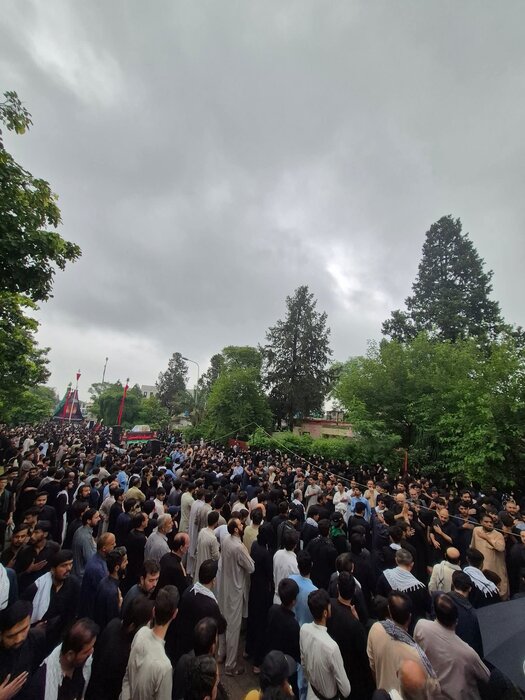 برپایی آیین‌های سوگواری شیعیان پاکستان مصادف با ایام پایانی ماه صفر