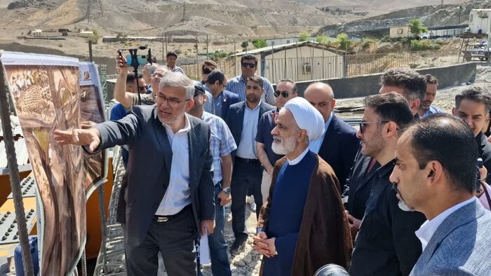 بازدید معاون رییس جمهور از پروژه آزاد راه شهید سلیمانی در البرز