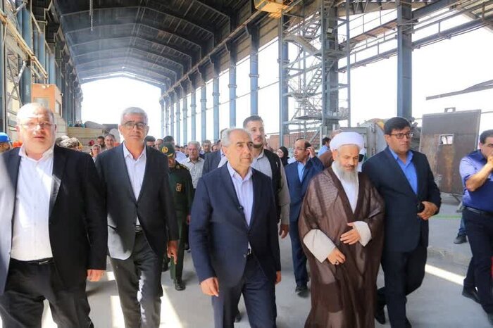 بهره‌برداری از نخستین کارخانه ذوب آهن مراغه