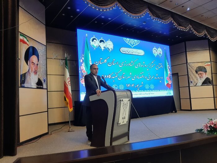 افتتاح یا آغاز ساخت ۱۸۴ پروژه هفته دولت در گنبدکاووس