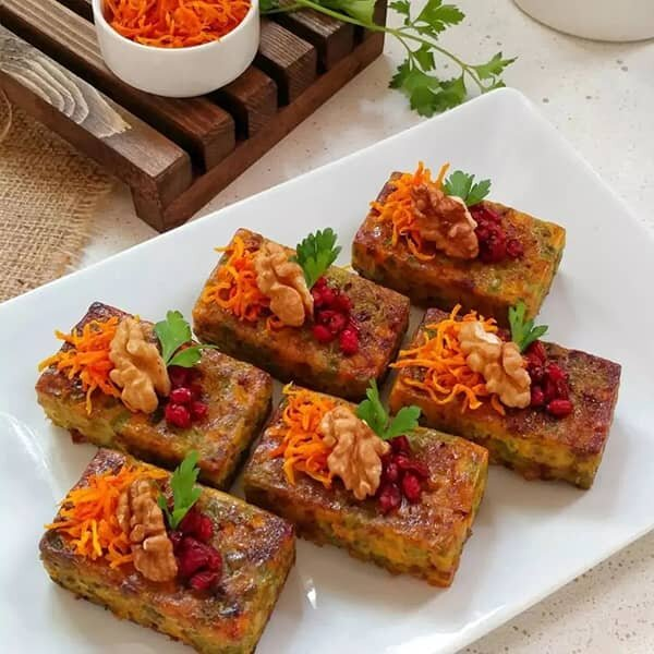 کوکوی هفت پیکر تبریزی؛ پیشغذایی برای دورهمیها