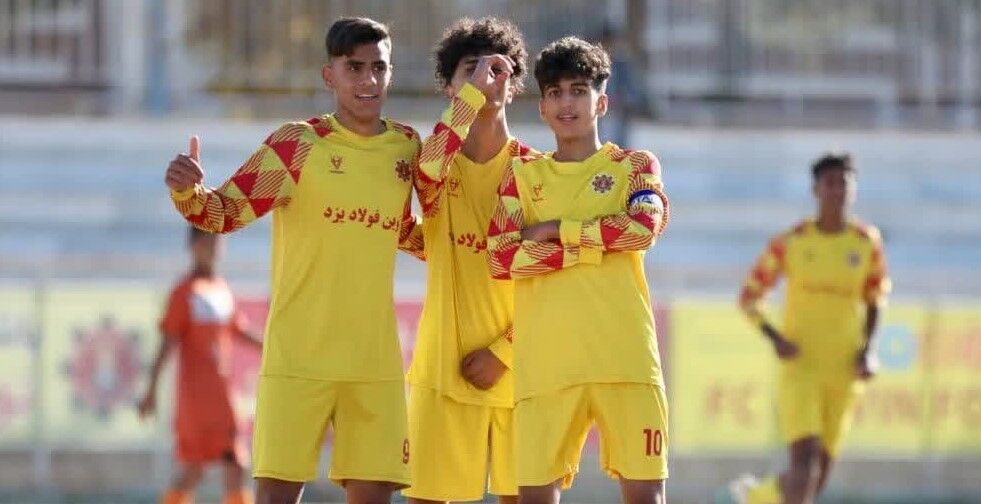 کار سخت تیم فوتبال نونهالان فولاد یزد در لیگ برتر کشور