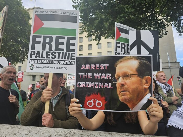لندن بار دیگر صحنه خشم حامیان فلسطین شد + تصویر