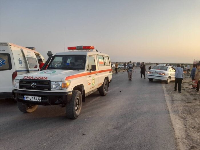 تصادف زنجیرهای در بابل ۱۴ مصدوم برجا گذاشت