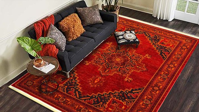 فرش قرمز، تابلوی گرمی و اصالت در دکوراسیون داخلی