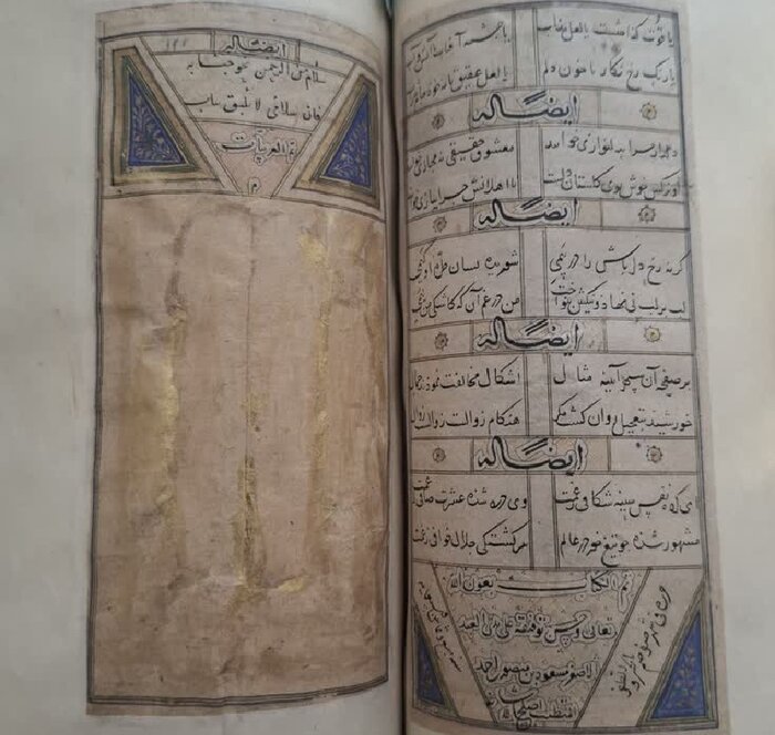 رونمایی از نسخۀ خطی ۶۶۰ ساله دیوان جلال الدّین شاه خوافی در تبریز/ نسخه دوم در مصر