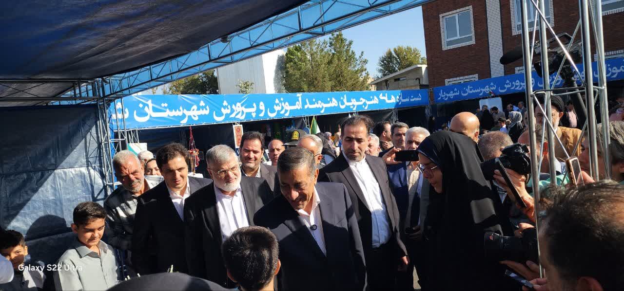 افتتاح ۳  طرح آموزشی با حضور معاون اجرایی رئیس‌جمهور در شهریار