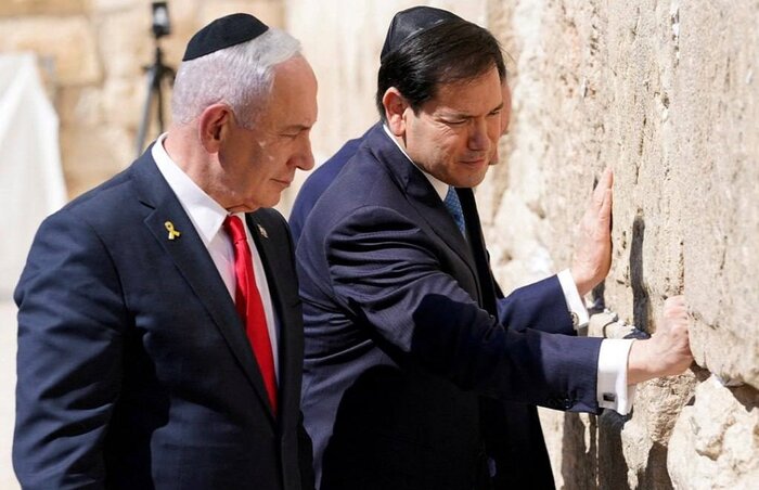 حماس: بازدید روبیو و نتانیاهو از دیوار براق توهین آشکار به قدس و مسجد الاقصی است