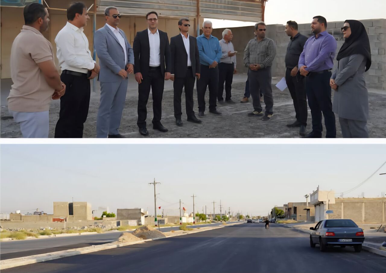 فاز دوم بلوار جاده بین گورکات تنگستان افتتاح شد