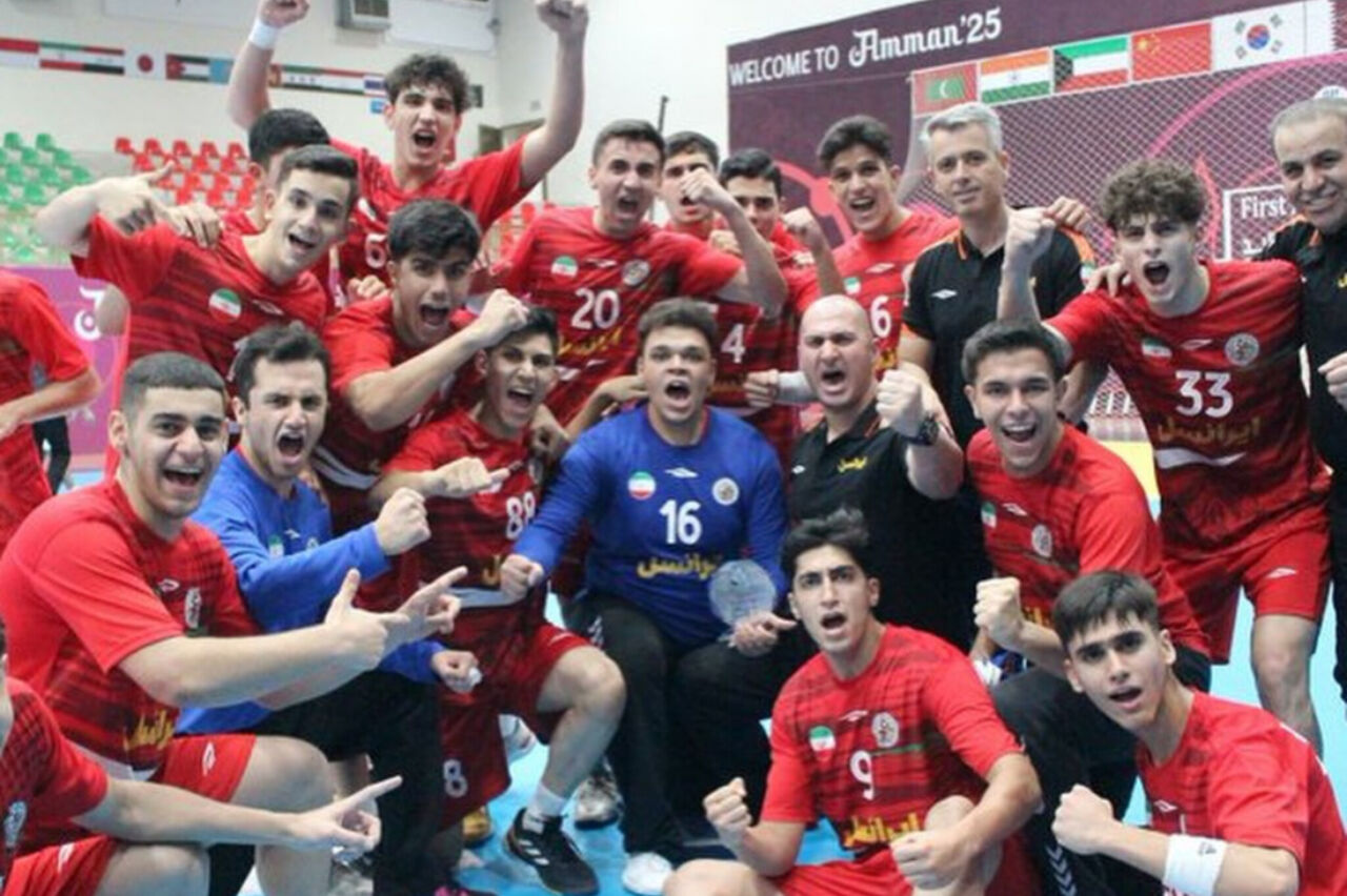 هندبال نوجوانان آسیا؛ پیروزی پسران ایران برابر سوریه