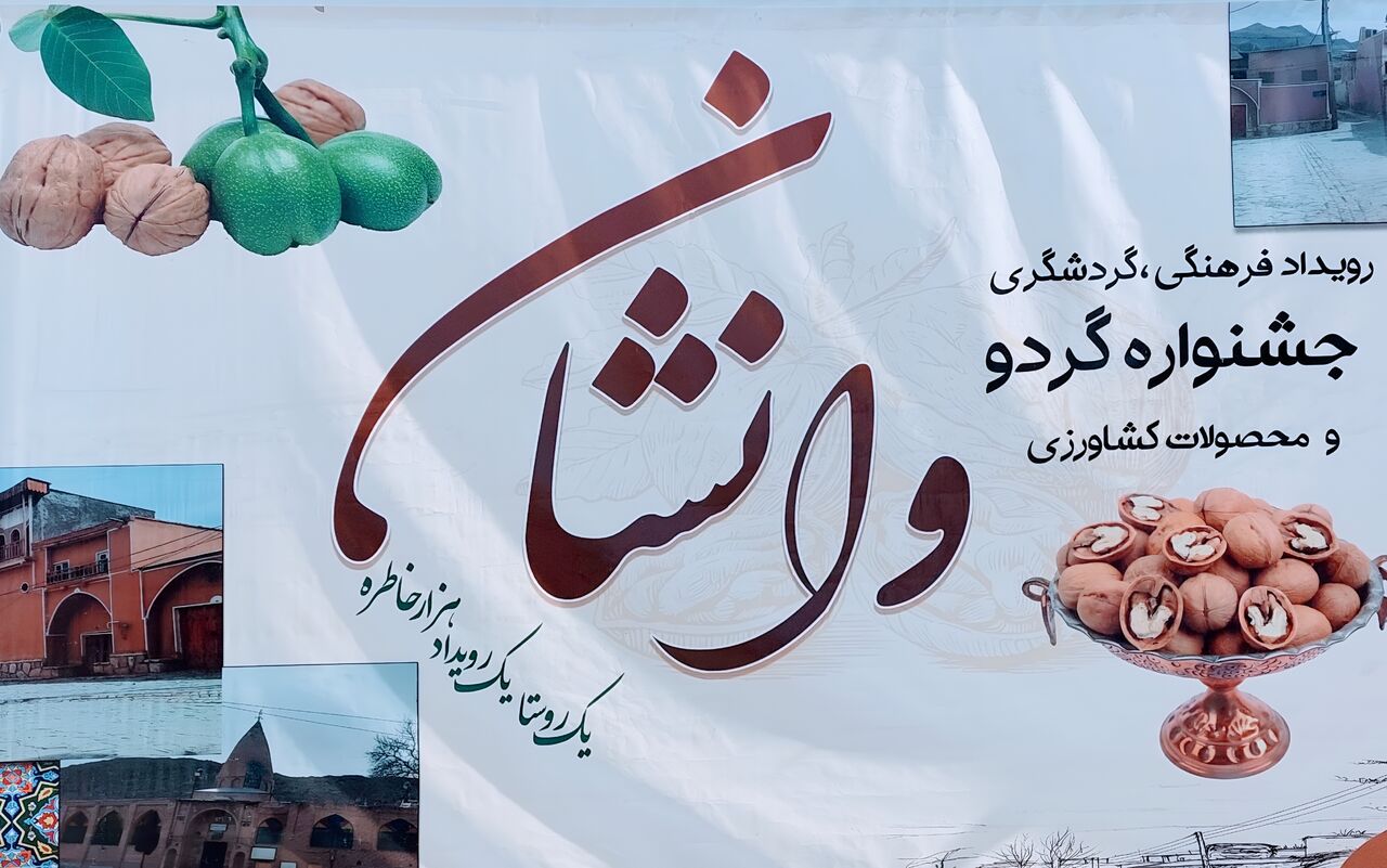 برگزاری اولین جشنواره گردو در روستای «وانشان» گلپایگان