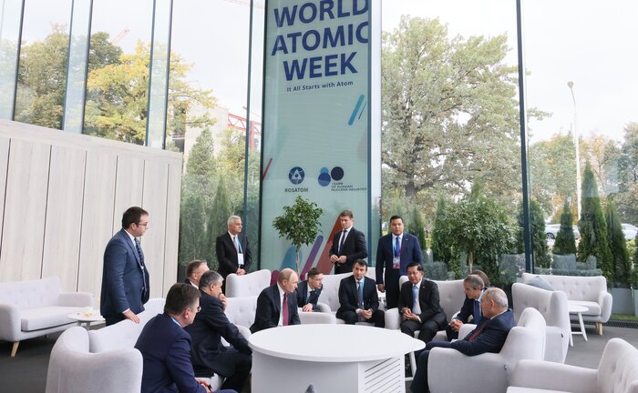 اسلامی: سفر به روسیه، سازنده بود/ آنچه پوتین درباره همکاری اتمی با ایران گفت + فیلم