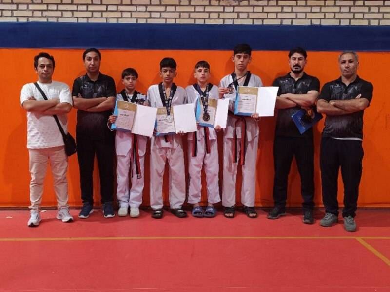 درخشش تکواندوکاران خردسال و نونهال اردبیل در مسابقات منطقه یک کشور