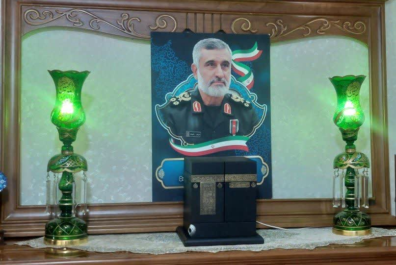 دیدار اعضای کانون کشتی بسیج سپاه محمد رسول الله با خانواده شهید حاجی زاده