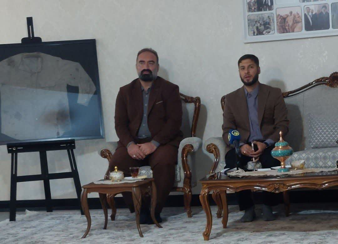 دیدار اعضای کانون کشتی بسیج سپاه محمد رسول الله با خانواده شهید حاجی زاده