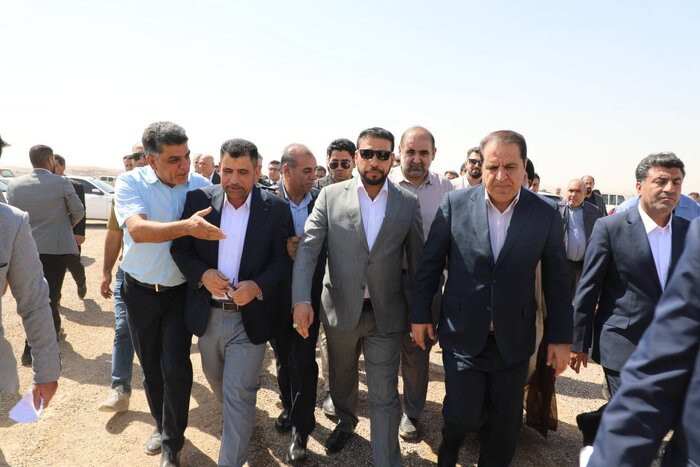 بازدید استانداران ایلام و میسان عراق از مرز چیلات